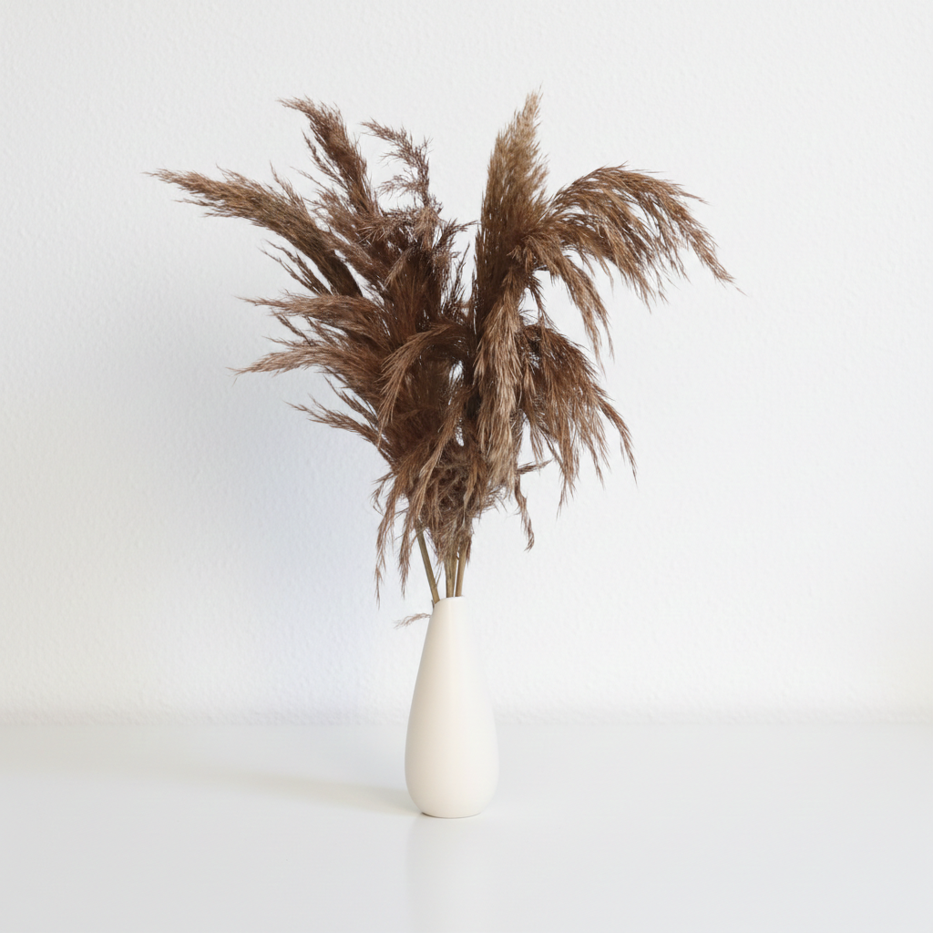 Sušená bambusová tráva v přírodní barvě – dekorace do kytic, věnců a aranžmá